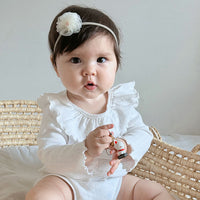 Load image into Gallery viewer, Baby Girls Solid Color Rompers Wholesale 24110627
