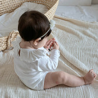 Load image into Gallery viewer, Baby Girls Solid Color Rompers Wholesale 24110627
