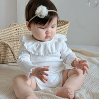 Load image into Gallery viewer, Baby Girls Solid Color Rompers Wholesale 24110627
