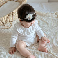 Load image into Gallery viewer, Baby Girls Solid Color Rompers Wholesale 24110627
