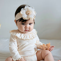 Load image into Gallery viewer, Baby Girls Solid Color Rompers Wholesale 24110627
