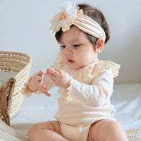 Load image into Gallery viewer, Baby Girls Solid Color Rompers Wholesale 24110627
