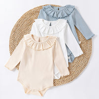Load image into Gallery viewer, Baby Girls Solid Color Rompers Wholesale 24110627
