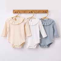 Load image into Gallery viewer, Baby Girls Solid Color Rompers Wholesale 24110627
