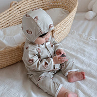 Load image into Gallery viewer, Baby Girls Boys Animals Cartoon Print Jumpsuits Wholesale 24110629
