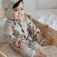 Load image into Gallery viewer, Baby Girls Boys Animals Cartoon Print Jumpsuits Wholesale 24110629
