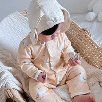 Load image into Gallery viewer, Baby Girls Boys Animals Cartoon Print Jumpsuits Wholesale 24110629
