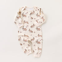 Load image into Gallery viewer, Baby Girls Boys Animals Cartoon Print Jumpsuits Wholesale 24110630
