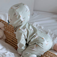 Load image into Gallery viewer, Baby Girls Boys Animals Cartoon Print Jumpsuits Wholesale 24110630
