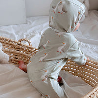 Load image into Gallery viewer, Baby Girls Boys Animals Cartoon Print Jumpsuits Wholesale 24110630
