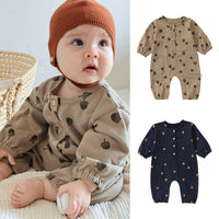 Load image into Gallery viewer, Baby Girls Boys Fruit Polka dots Print Jumpsuits Wholesale 24110631
