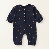 Load image into Gallery viewer, Baby Girls Boys Fruit Polka dots Print Jumpsuits Wholesale 24110631
