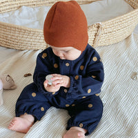 Load image into Gallery viewer, Baby Girls Boys Fruit Polka dots Print Jumpsuits Wholesale 24110631
