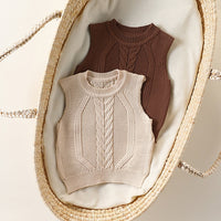 Load image into Gallery viewer, Baby Kid Girls Boys Solid Color Vests Waistcoats Wholesale 24110633
