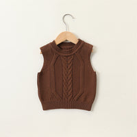 Load image into Gallery viewer, Baby Kid Girls Boys Solid Color Vests Waistcoats Wholesale 24110633
