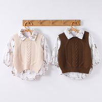Load image into Gallery viewer, Baby Kid Girls Boys Solid Color Vests Waistcoats Wholesale 24110633
