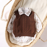 Load image into Gallery viewer, Baby Kid Girls Boys Solid Color Vests Waistcoats Wholesale 24110633

