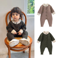 Load image into Gallery viewer, Baby Girls Boys Color-blocking Jumpsuits Wholesale 24110635
