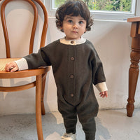 Load image into Gallery viewer, Baby Girls Boys Color-blocking Jumpsuits Wholesale 24110635
