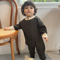 Load image into Gallery viewer, Baby Girls Boys Color-blocking Jumpsuits Wholesale 24110635

