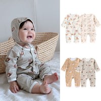 Load image into Gallery viewer, Baby Girls Boys Animals Print Jumpsuits Wholesale 24110640
