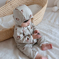 Load image into Gallery viewer, Baby Girls Boys Animals Print Jumpsuits Wholesale 24110640
