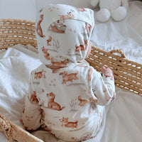 Load image into Gallery viewer, Baby Girls Boys Animals Cartoon Print Jumpsuits Wholesale 24110642
