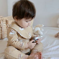 Load image into Gallery viewer, Baby Girls Boys Animals Cartoon Print Jumpsuits Wholesale 24110642
