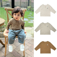 Load image into Gallery viewer, Baby Kid Girls Boys Solid Color Animals Tops Wholesale 24110643
