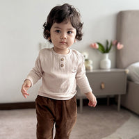 Load image into Gallery viewer, Baby Kid Girls Boys Solid Color Animals Tops Wholesale 24110643
