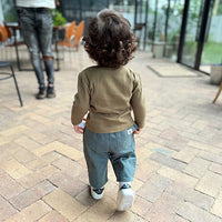 Load image into Gallery viewer, Baby Kid Girls Boys Solid Color Animals Tops Wholesale 24110643
