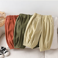 Load image into Gallery viewer, Baby Kid Girls Boys Solid Color Pants Wholesale 24110649
