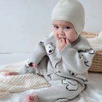 Load image into Gallery viewer, Baby Girls Boys Animals Cartoon Crochet Jumpsuits Wholesale 24110652
