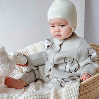 Load image into Gallery viewer, Baby Girls Boys Animals Cartoon Crochet Jumpsuits Wholesale 24110652
