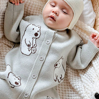 Load image into Gallery viewer, Baby Girls Boys Animals Cartoon Crochet Jumpsuits Wholesale 24110652
