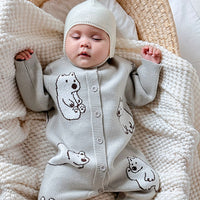 Load image into Gallery viewer, Baby Girls Boys Animals Cartoon Crochet Jumpsuits Wholesale 24110652
