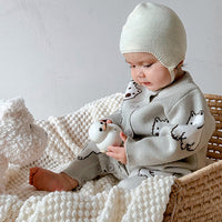 Load image into Gallery viewer, Baby Girls Boys Animals Cartoon Crochet Jumpsuits Wholesale 24110652
