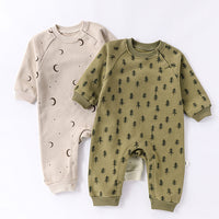 Load image into Gallery viewer, Baby Boys Plant Galaxy Print Jumpsuits Wholesale 24110654
