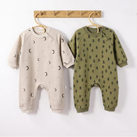 Load image into Gallery viewer, Baby Boys Plant Galaxy Print Jumpsuits Wholesale 24110654
