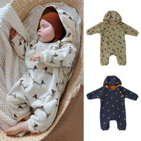 Load image into Gallery viewer, Baby Girls Boys Polka dots Animals Cartoon Jumpsuits Wholesale 24110656

