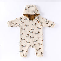 Load image into Gallery viewer, Baby Girls Boys Polka dots Animals Cartoon Jumpsuits Wholesale 24110656
