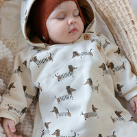 Load image into Gallery viewer, Baby Girls Boys Polka dots Animals Cartoon Jumpsuits Wholesale 24110656
