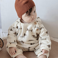Load image into Gallery viewer, Baby Girls Boys Polka dots Animals Cartoon Jumpsuits Wholesale 24110656
