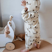Load image into Gallery viewer, Baby Girls Boys Polka dots Animals Cartoon Jumpsuits Wholesale 24110656
