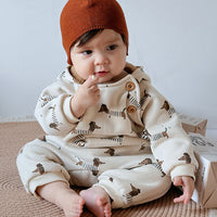 Load image into Gallery viewer, Baby Girls Boys Polka dots Animals Cartoon Jumpsuits Wholesale 24110656
