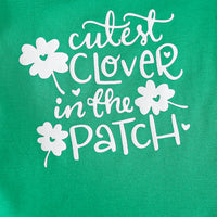 Load image into Gallery viewer, 2 Pieces Set Baby Girls St Patrick&#39;s Day Letters Rompers And Plant Shorts Wholesale 25010702
