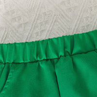 Load image into Gallery viewer, 2 Pieces Set Baby Kid Boys St Patrick&#39;s Day Plant Print Shirts And Solid Color Shorts Wholesale 25010705
