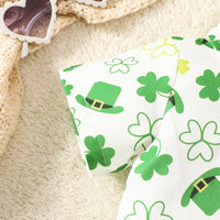 Load image into Gallery viewer, 2 Pieces Set Baby Kid Boys St Patrick&#39;s Day Plant Print Shirts And Solid Color Shorts Wholesale 25010706
