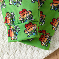 Load image into Gallery viewer, 2 Pieces Set Baby Kid Girls St Patrick&#39;s Day Letters Tops And Plant Pants Wholesale 25010708
