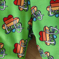 Load image into Gallery viewer, 2 Pieces Set Baby Kid Girls St Patrick&#39;s Day Letters Tops And Plant Pants Wholesale 25010708
